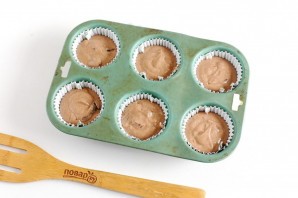 Кексы с кусочками шоколада