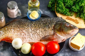 Коктал из сазана в духовке