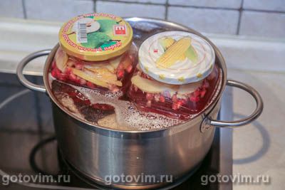 Компот из граната с яблоком на зиму Компот из граната с яблоком на зиму