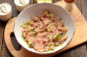 Конвертики из лаваша с мясом и сыром