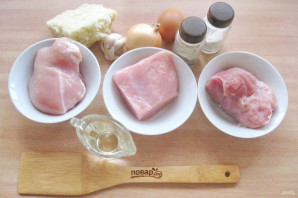 Котлеты из трех видов мяса