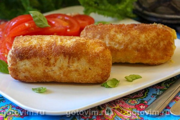 Котлеты кордон блю (chicken cordon bleu)