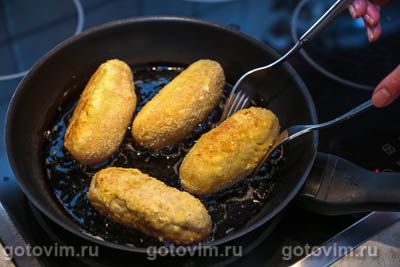 Котлеты кордон блю из фарша с ветчиной и сыром