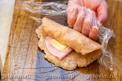 Котлеты кордон блю из фарша с ветчиной и сыром