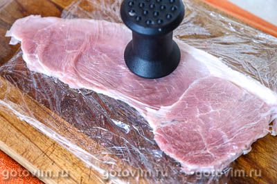 Котлеты по-гомельски из свинины в хрустящем картофеле Котлеты по-гомельски из свинины в хрустящем картофеле