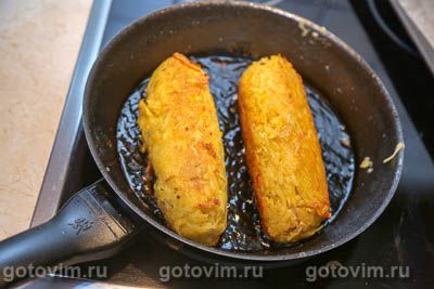 Котлеты по-гомельски из свинины в хрустящем картофеле Котлеты по-гомельски из свинины в хрустящем картофеле