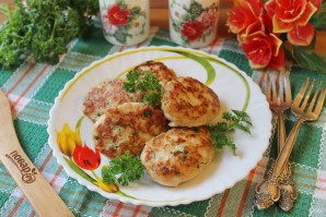 Котлеты с сыром и зеленью