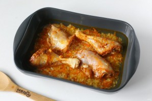 Курица на рисовой подушке