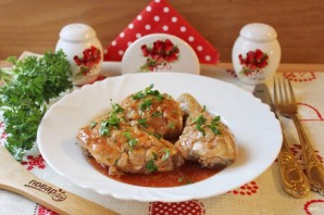 Курица в красном соусе