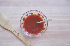 Куриные боллы в кисло-сладком соусе