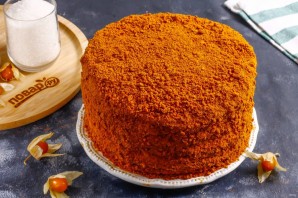 Медовый торт на Новый год