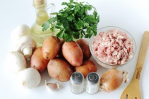 Мясные сочни с грибами