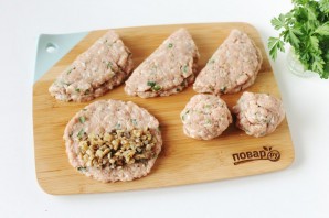 Мясные сочни с грибами