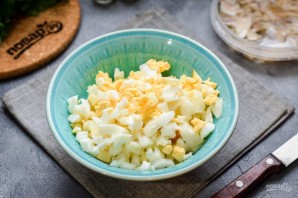 Норвежский салат с сельдью