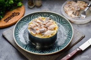 Норвежский салат с сельдью