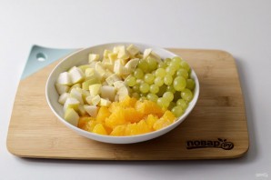 Новогодний фруктовый салат