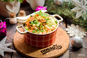 "Оливье" с мидиями