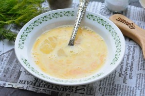 Омлет с морской капустой