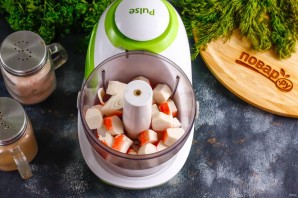 Паштет из крабовых палочек "Бык"