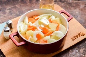 Перепелка с картошкой в духовке