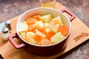 Перепелка с картошкой в духовке