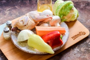 Перепелка с овощами в духовке Перепелка с овощами в духовке