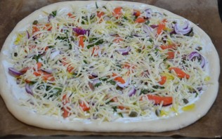 Пицца с форелью