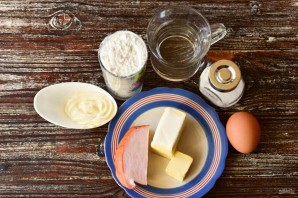 Профитроли с ветчиной Профитроли с ветчиной