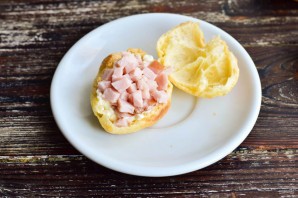 Профитроли с ветчиной Профитроли с ветчиной