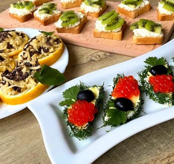 Простые закуски из сыра на праздничный стол