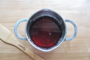 Пудинг из гранатового сока