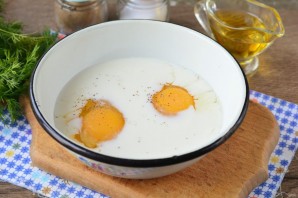 Рыба в яичной заливке