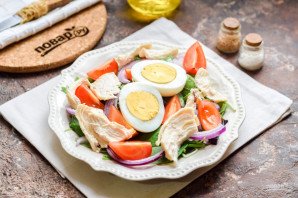 Салат без майонеза на Новый год Салат без майонеза на Новый год