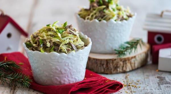 Салат Узбекистан с дайконом, пошаговый рецепт с фото