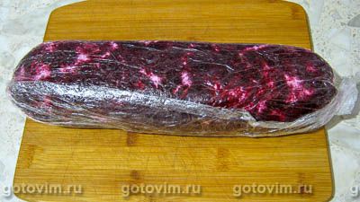 «Селёдка под шубой» рулетом (без желатина) «Селёдка под шубой» рулетом (без желатина)