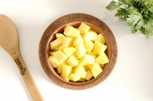 Щи из семги со свежей капустой