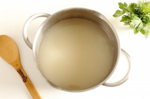 Щи из семги со свежей капустой