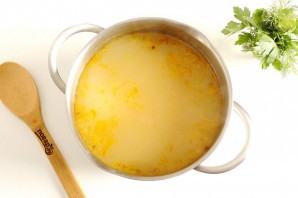 Щи из семги со свежей капустой