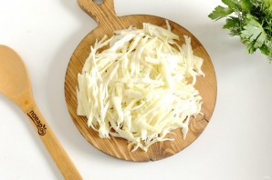 Щи из семги со свежей капустой