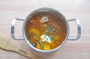 Солянка из судака