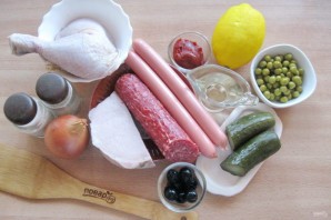 Солянка с горошком