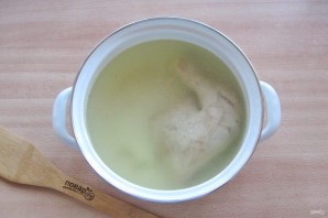 Солянка с горошком