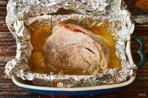 Свинина с мандаринами в духовке Свинина с мандаринами в духовке