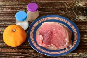 Свинина с мандаринами в духовке Свинина с мандаринами в духовке