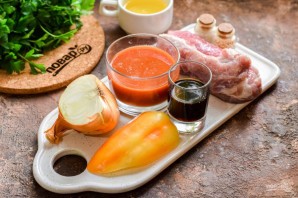 Свинина с соусом Свинина с соусом