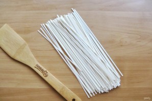 Удон с курицей терияки