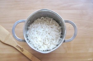 Удон с курицей терияки