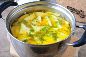 Украинский суп с галушками