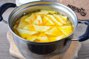 Украинский суп с галушками