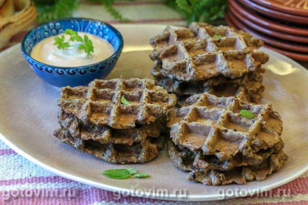 Вафли из печени